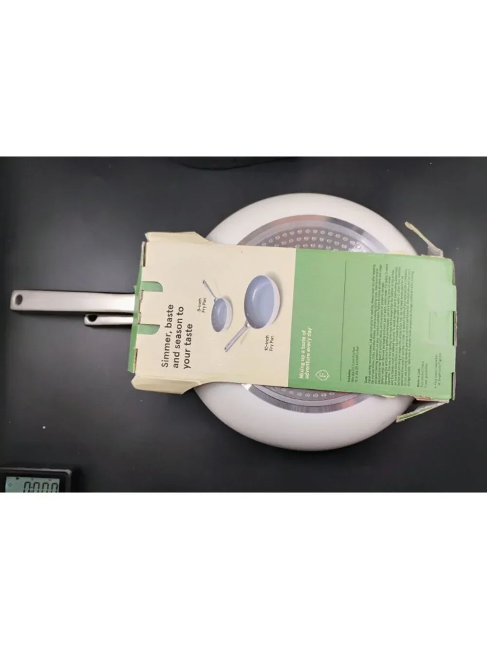 Figmint Nonstick Ceramic Coated Fry Pan Set 8